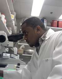 Natnael Kenea In The Lab