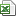 A graphic icon that represents the application Excel