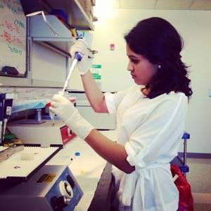 Vani Selvam In The Lab